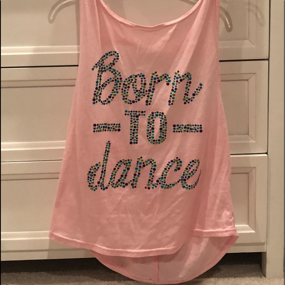 Open back tank top